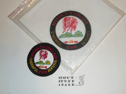 Section / Area SE-2B Order of the Arrow Conference Neckerchief & Patch, 1975