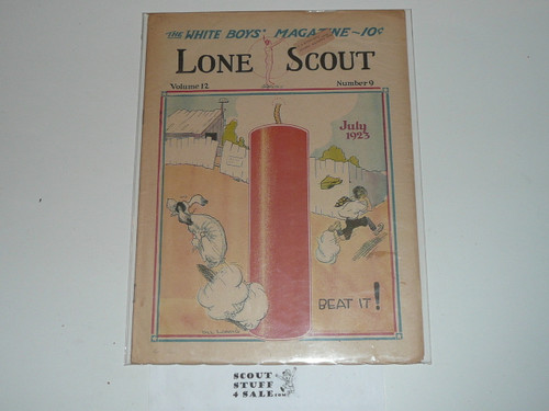 1923 Lone Scout Magazine, July, Vol 12 #9