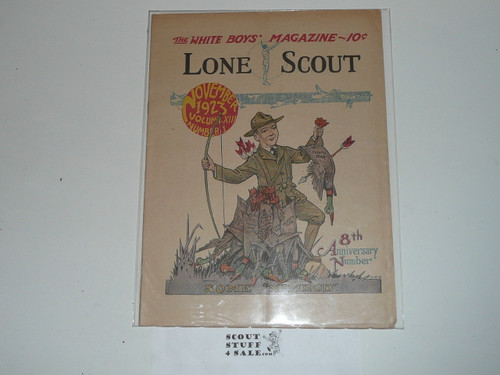 1923 Lone Scout Magazine, November, Vol 13 #1