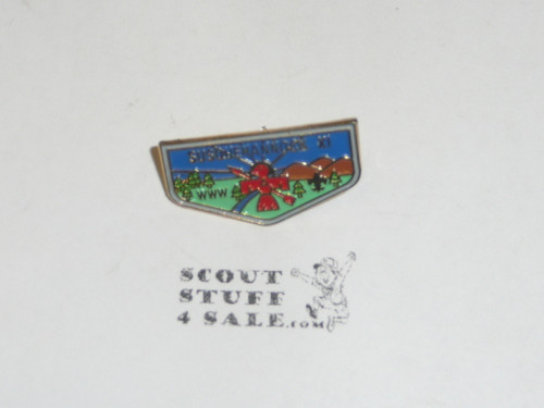 Susquehannock O.A. Lodge #11 Flap Shaped Pin - Scout