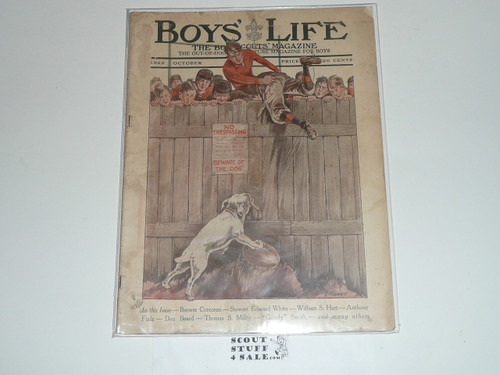 1922, October Boys' Life Magazine, Boy Scouts of America