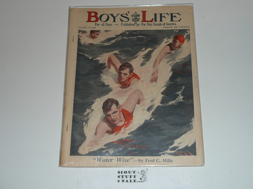 1928, June Boys' Life Magazine, Boy Scouts of America