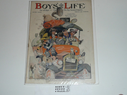 1929, June Boys' Life Magazine, Boy Scouts of America