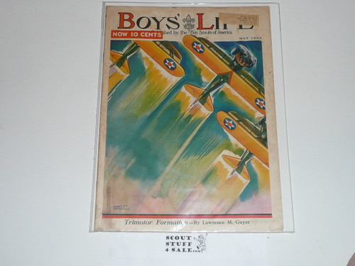 1933, May Boys' Life Magazine, Boy Scouts of America