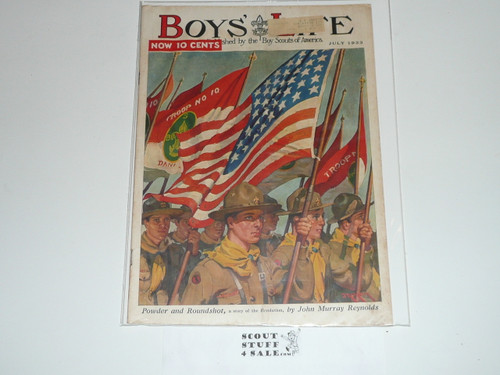 1933, July Boys' Life Magazine, Boy Scouts of America