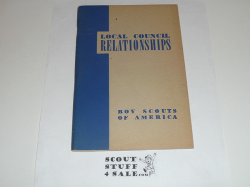 1950 Local Council Relationships, Local Council Manual Series, 11-50 printing