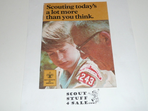 1970's Scouting Today's a lot more than you think Promotional Brochure