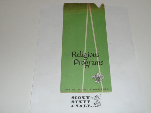 Boy Scout Religious Programs, 3-68 Printing Brochure