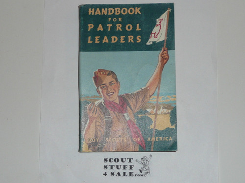 1950 Handbook For Patrol Leaders,  World Brotherhood (Second) Edition, MINT Condition, 12-50 printing