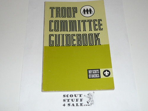 1980 Troop Committee Guidebook, 5-80 printing, Very Good Condition