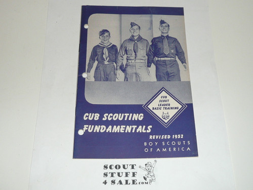 Cub Scout Leaders Basic Training,Cub Scouting Fundamentals, 8-52 printing
