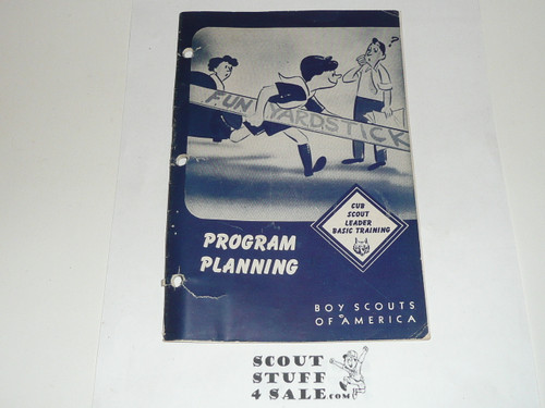 Cub Scout Leaders' Training Series, Program Planning, 1-52 printing