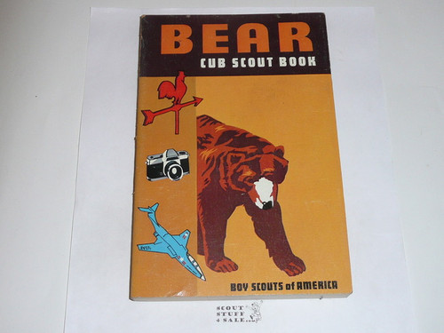 1968 Bear Cub Scout Handbook,3-68 Printing, Near MINT