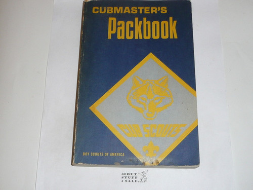 1973 Cubmaster's Packbook, Cub Scout, 1-73 Printing