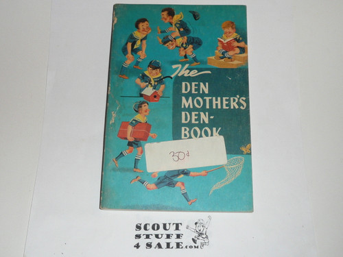 1966 Den Mother's Denbook, Cub Scout, 2-66 Printing