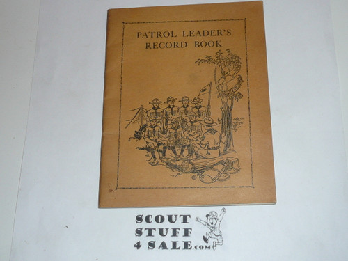 Patrol Leader's Record Book, 1925 Printing, Loaded with info
