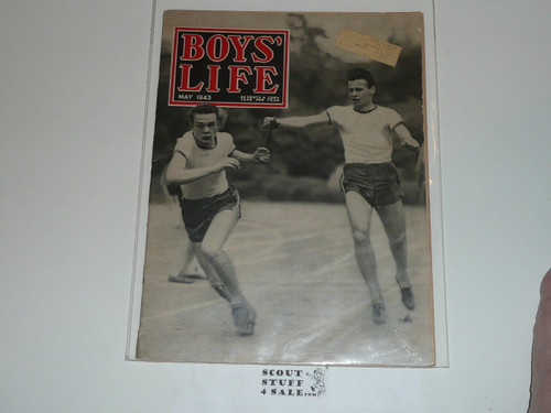 1943, May Boys' Life Magazine, Boy Scouts of America