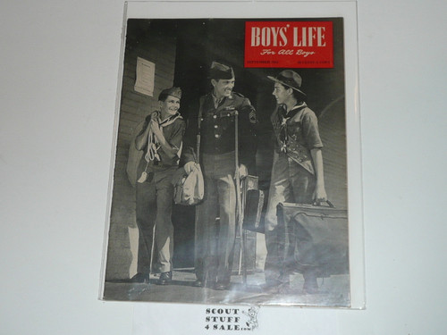 1945, September Boys' Life Magazine, Boy Scouts of America