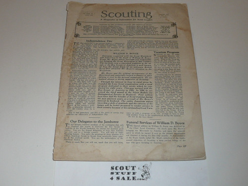 1929, July Scouting Magazine Vol 17 #7