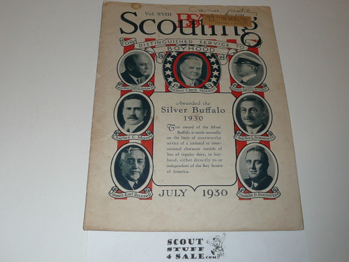 1930, July Scouting Magazine Vol 18 #7