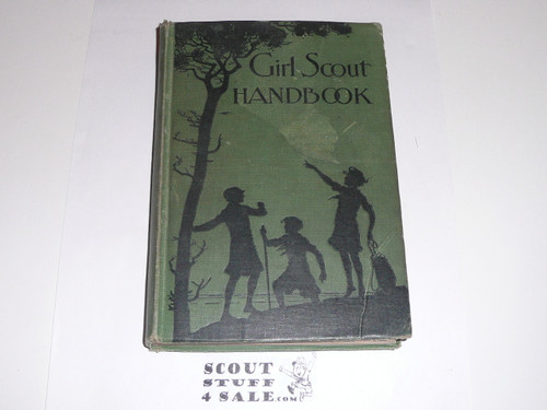 1929 Official Girl Scout Handbook, hardbound, 11-29 Printing