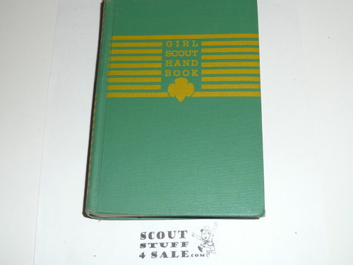 1944 Official Girl Scout Handbook, hardbound, 3-44 Printing, 6th printing, MINT