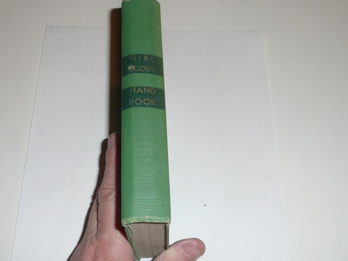 1949 Official Girl Scout Handbook, hardbound, 7-49 Printing, 5th printing