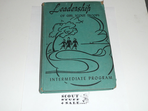 1943 Leadership of Girl Scout Troops Handbook, Intermediate Program, 10-43 printing
