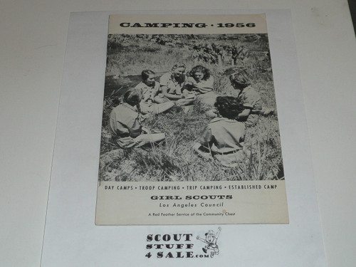 1956 Camping Guide of Los Angeles Area Council, Girl Scouts