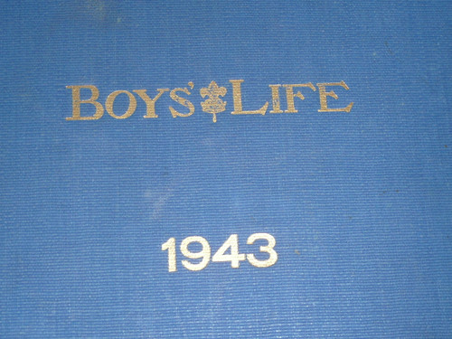 1943, full year bound Boys' Life Magazine, Boy Scouts of America