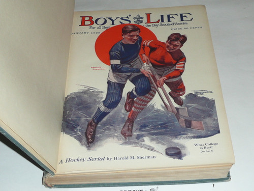 1928, full year bound Boys' Life Magazine, Boy Scouts of America
