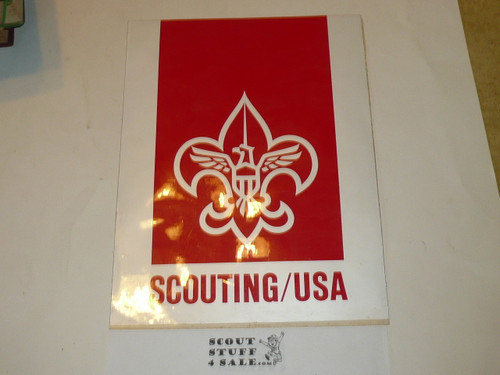 1970's Scouting USA Emblem 8" x 11" sticker