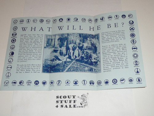 1930's Give Him A Chance,  Scout Recruiting Brochure