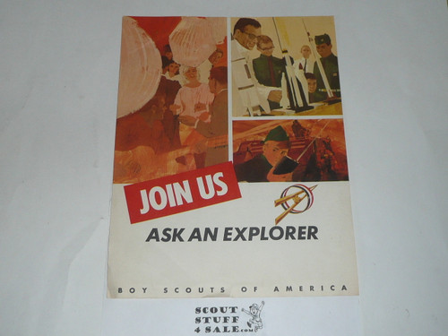1970's Recruiting handout for Exploring, Boy Scouts of America