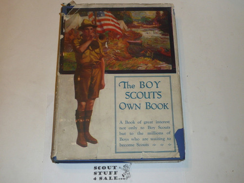 1924 The Boy Scout's Own Book, by Frank Mathiews, MINT book with the dust jacket