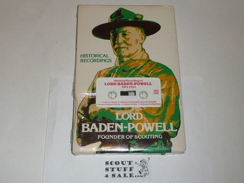 Historical Recordings of Lord Baden-Powell, Founder of Scouting, Unopened