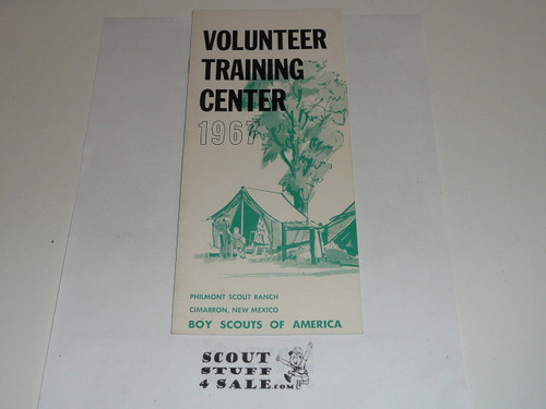 1967 Philmont Volunteer Training Center Brochure