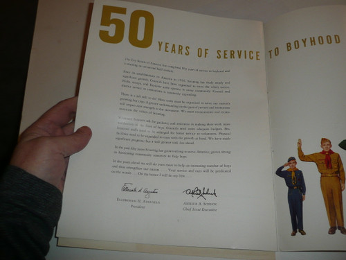 1960 On My Honor... Pamphlet, Boy Scouts of America 50th Anniversary Promotional