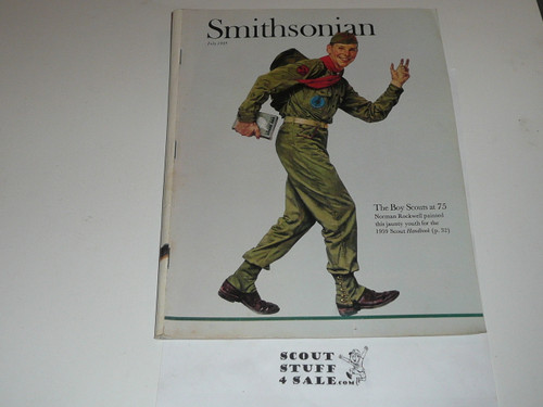 1985 July Smithsonian Magazine with Norman Rockwell Scouting artwork on the cover