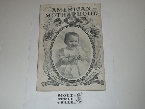 1911 July issue of American Motherhood Magazine with an article about Boy Scouts