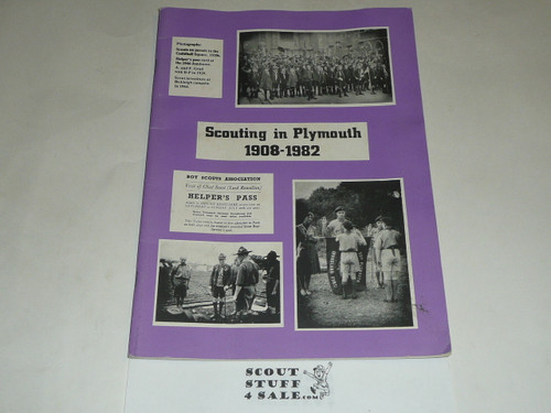 Scouting in Plymouth 1908-1982 History Book, Signed by one author, Boy Scouts of America