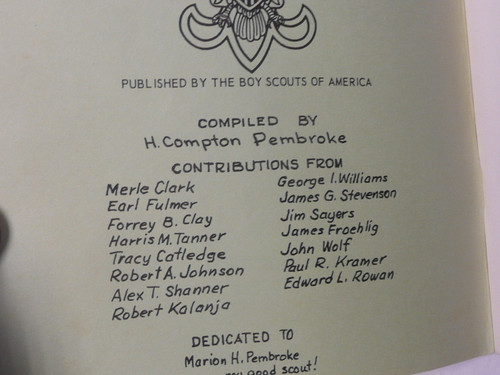 Book Moot, By H. Compton Pembroke, Boy Scout book collecting guide from the 1980's