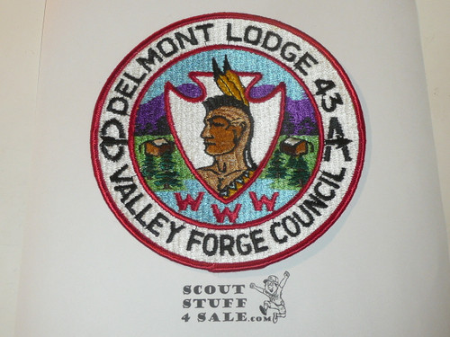 Order of the Arrow Lodge #43 Delmont j1 Jacket Patch