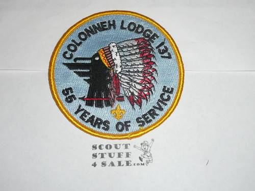 Order of the Arrow Lodge #137 Colonneh r5 55th Anniversary Patch