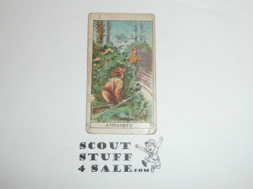 Fisher Candy Company, Philadelphia Pa, Boy Scout Card Series of 24, Ambushed, 1910 #2