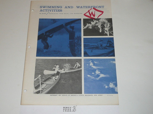 Swimming and Waterfront Activities Boys' Life Reprint #26-037, 1973 Printing