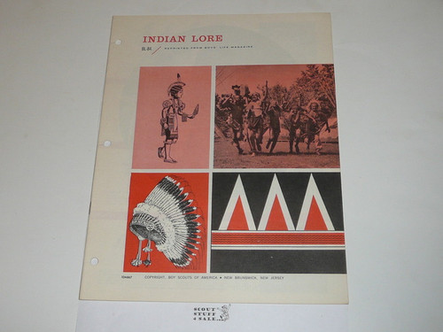 Indian Lore Boys' Life Reprint #BL-84, 1960's Printing