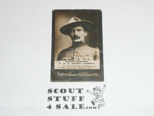 Ogden's Guinea Gold Cigarettes, Major-General R. S. S. Baden Powell, RARE