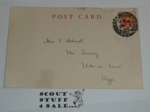 Colonel R. S. S. Baden Powell Defender of Mafeking Note Postcard, 1900