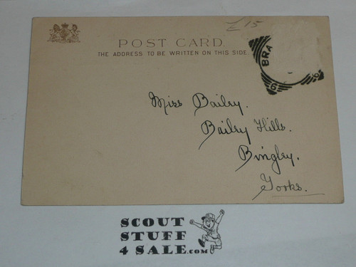 Baden Powell Boer War Mafeking Note Postcard, 1900 #2